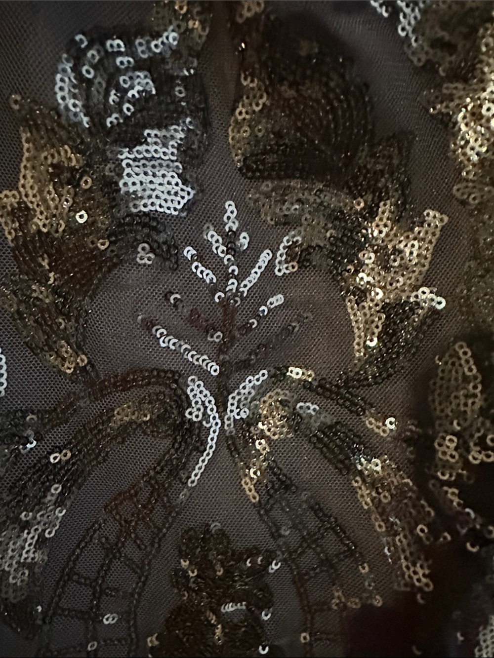 Lulu's Navy Blue Sequin Strapless Mini Dress - Picture 2 of 3